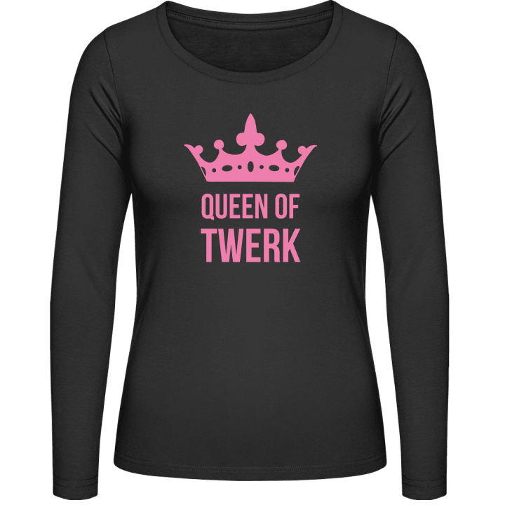 Queen Of Twerk Langermet skjorte for kvinner contain pic