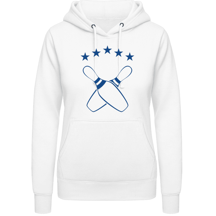 Bowling Ninepins 5 Stars Women Hoodie contain pic