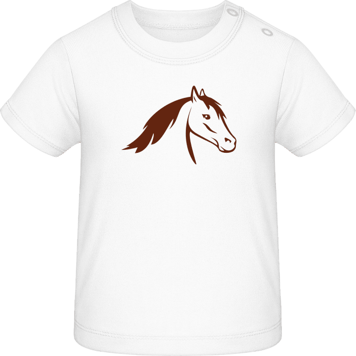 Horse Head Illustration T-shirt för bebisar 0 image