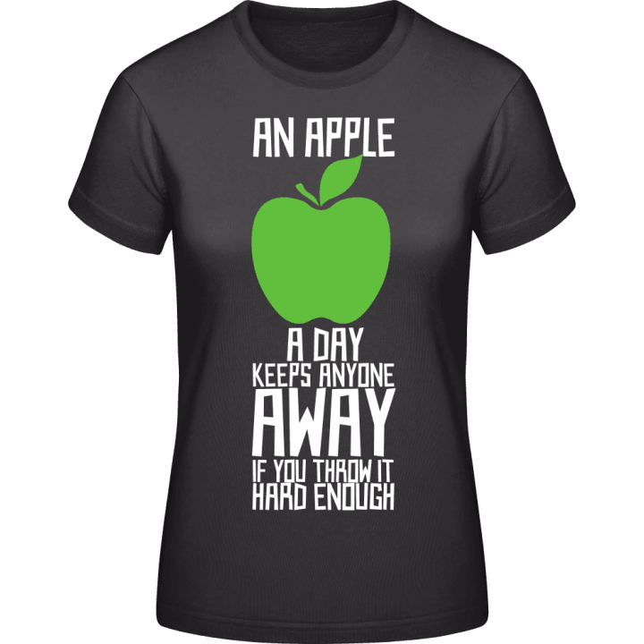 An Apple A Day Keeps Anyone Away T-shirt för kvinnor 0 image