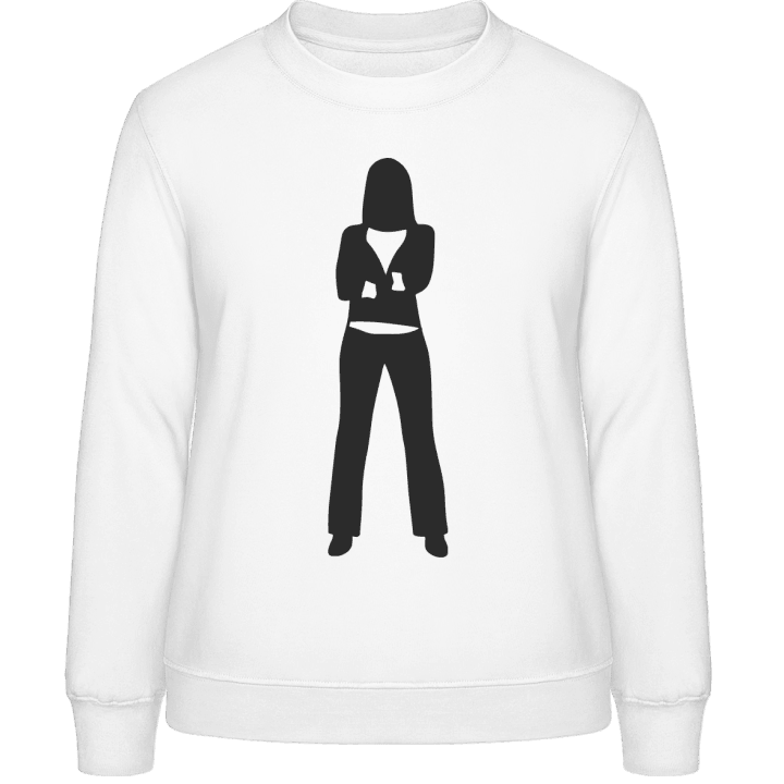 Civil Servant Woman Icon Sweatshirt för kvinnor contain pic