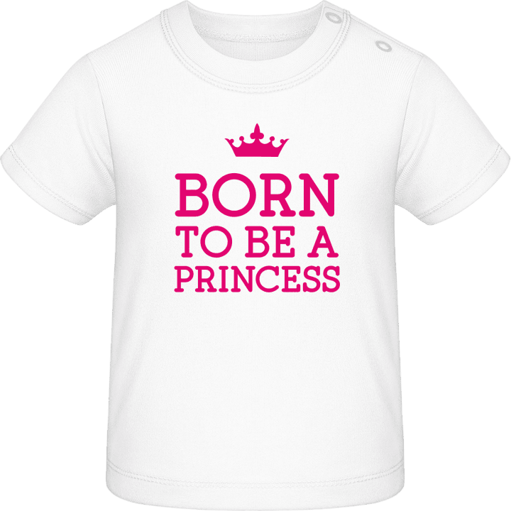Born To Be A Princess T-shirt för bebisar 0 image
