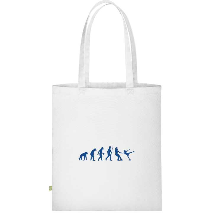 Ice Skating Couple Evolution Cloth Bag contain pic