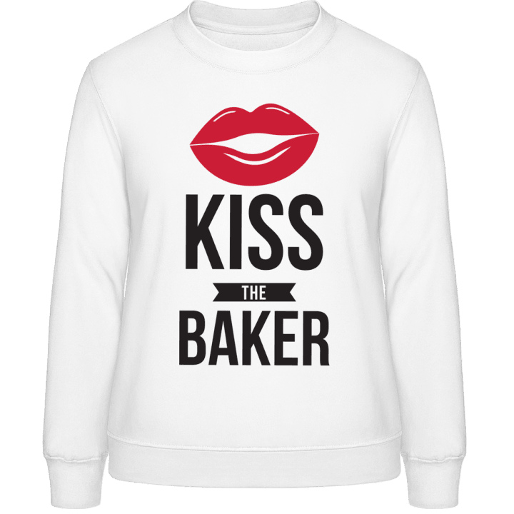 Kiss The Baker Frauen Sweatshirt contain pic