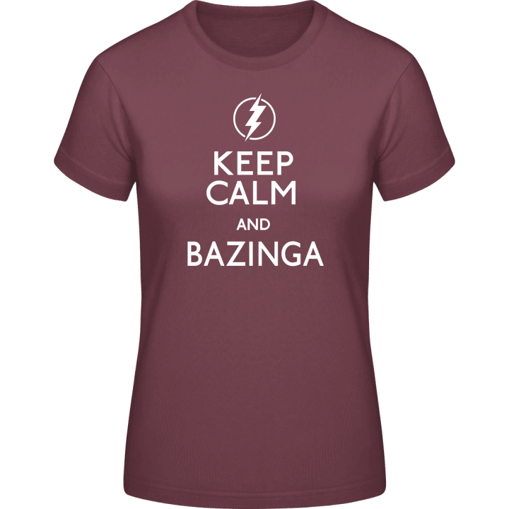 Keep Calm And Bazinga T-shirt för kvinnor 0 image