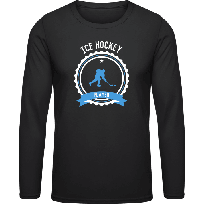 Ice Hockey Player T-shirt à manches longues contain pic