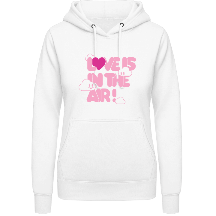 Love Is In The Air Hoodie för kvinnor contain pic