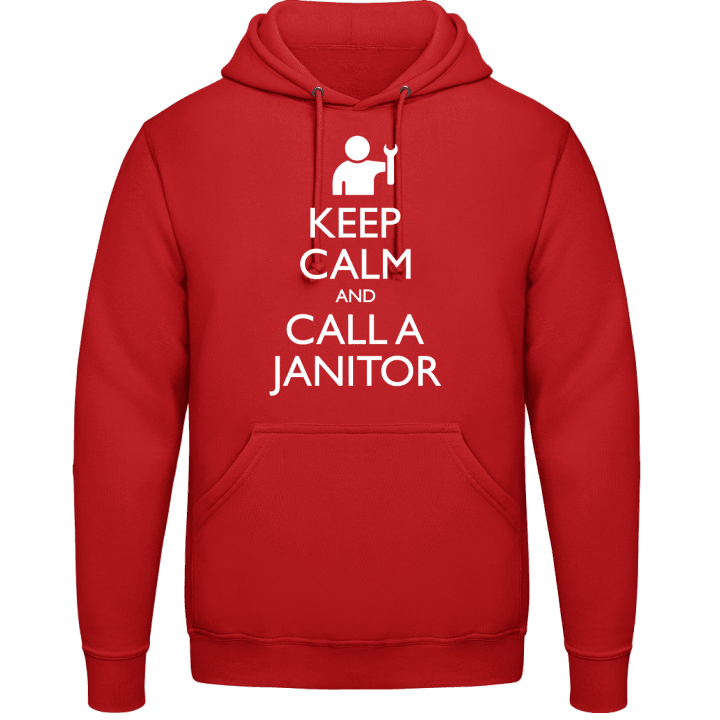 Keep Calm And Call A Janitor Huvtröja 0 image