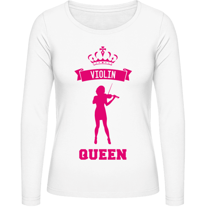 Violin Queen T-shirt à manches longues pour femmes contain pic