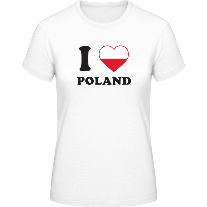 I Love Poland T-shirt til kvinder 0 image