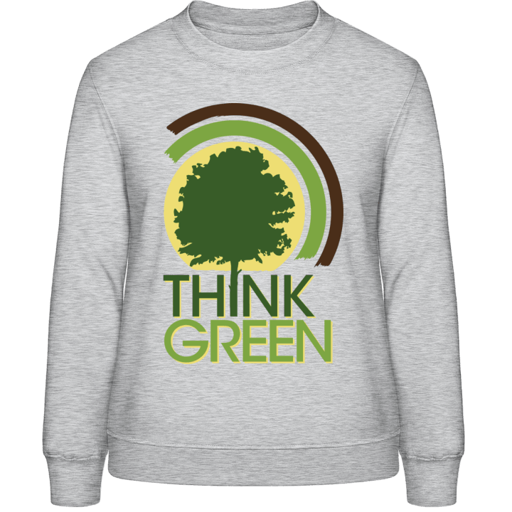 Think Green Frauen Sweatshirt contain pic