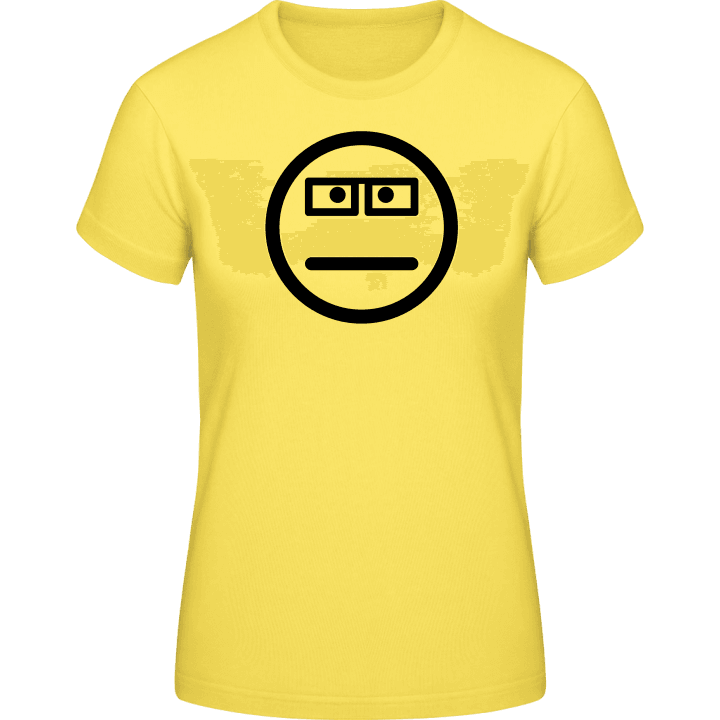 Nerd Smiley Vrouwen T-shirt contain pic