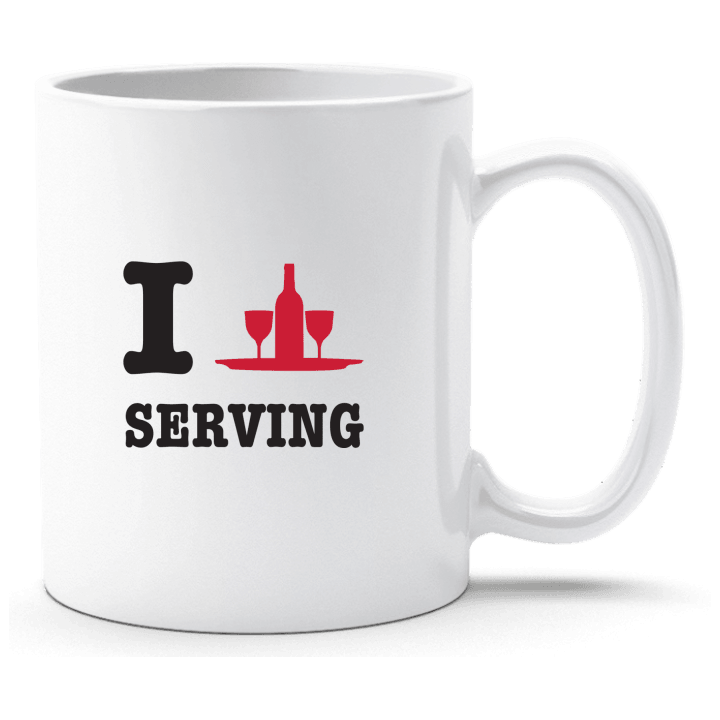 I Love Serving Cup contain pic