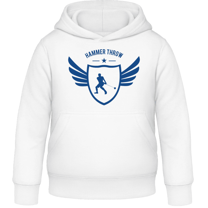 Hammer Throw Winged Kids Hoodie contain pic