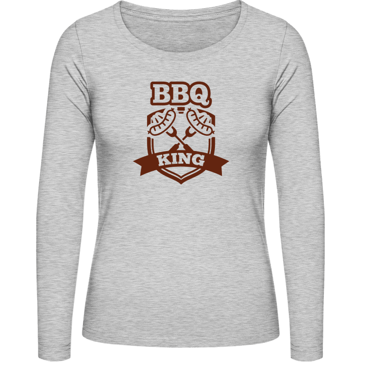 BBQ King Logo Frauen Langarmshirt contain pic