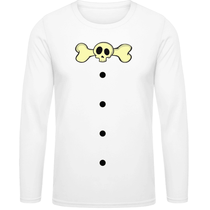 Skull Costume T-shirt à manches longues contain pic