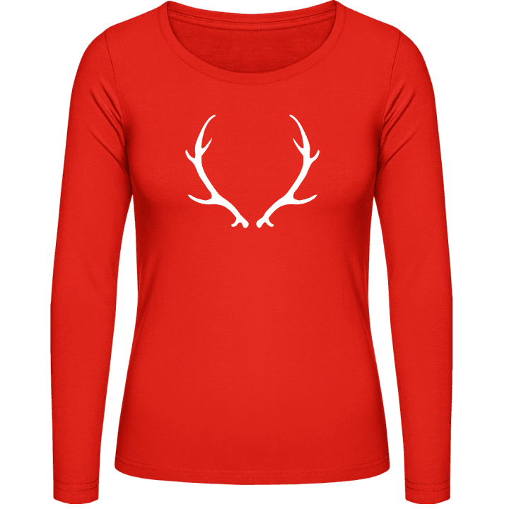 Deer Antlers Langærmet skjorte til kvinder 0 image