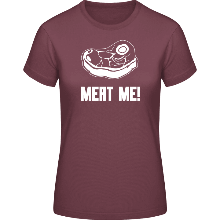 Meat Me T-skjorte for kvinner contain pic
