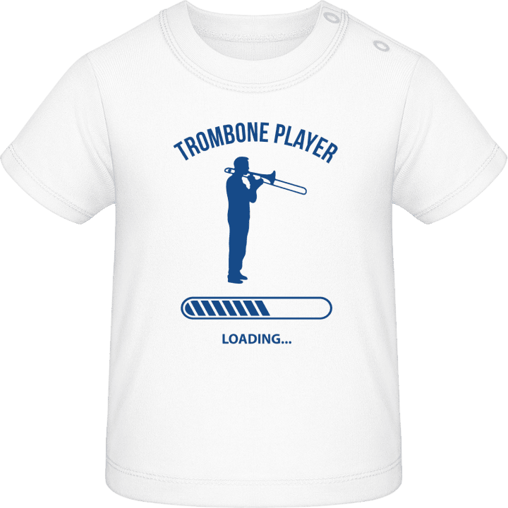 Trombone Player Loading T-shirt för bebisar contain pic