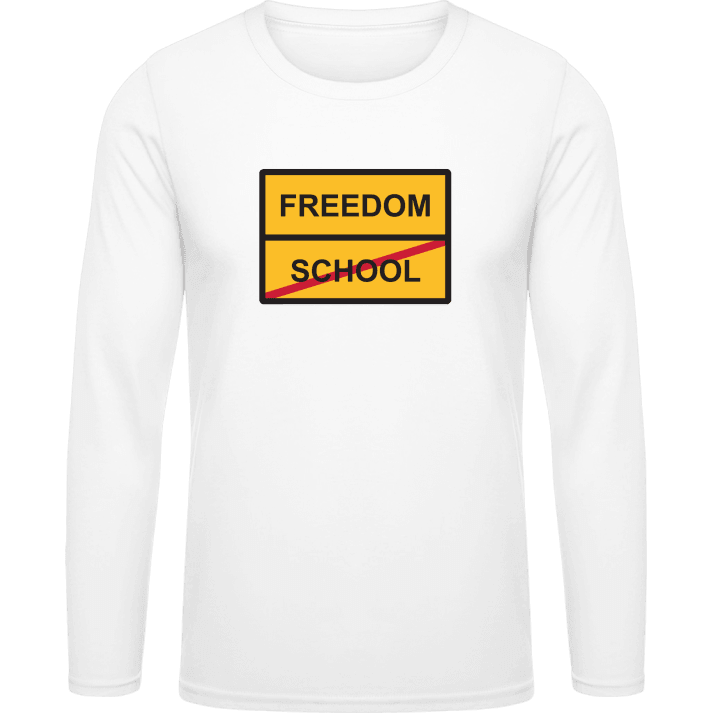 Freedom vs School Shirt met lange mouwen contain pic