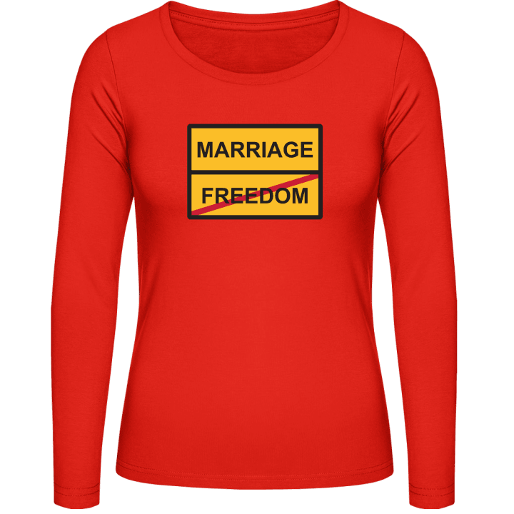 Marriage Freedom Langermet skjorte for kvinner contain pic