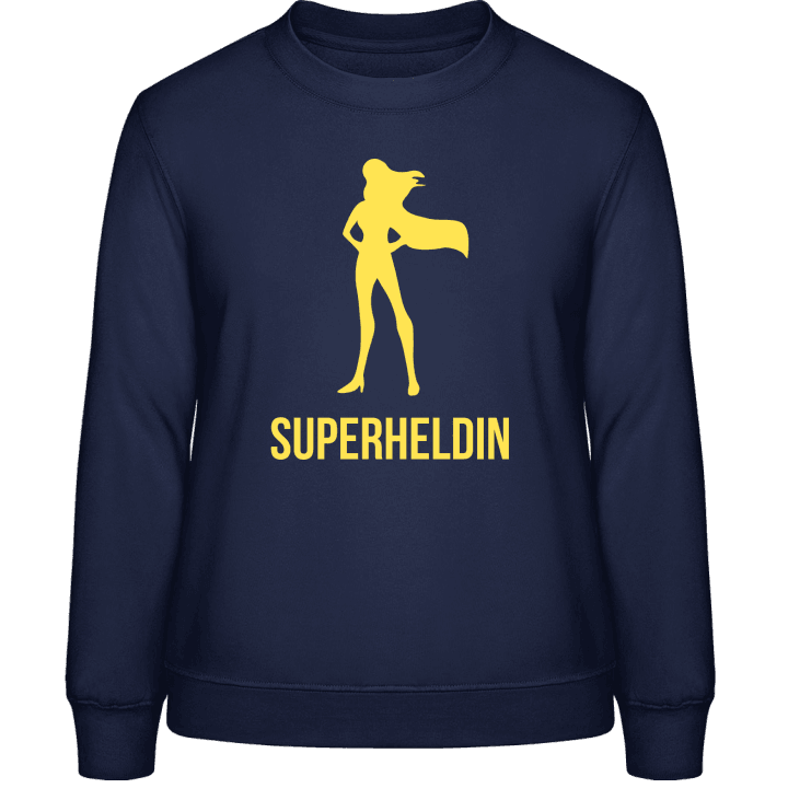 Superheldin Silhouette Vrouwen Sweatshirt 0 image