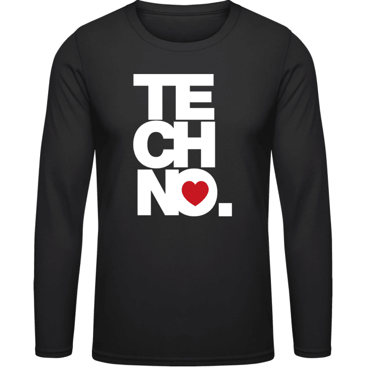 Techno Music Långärmad skjorta contain pic