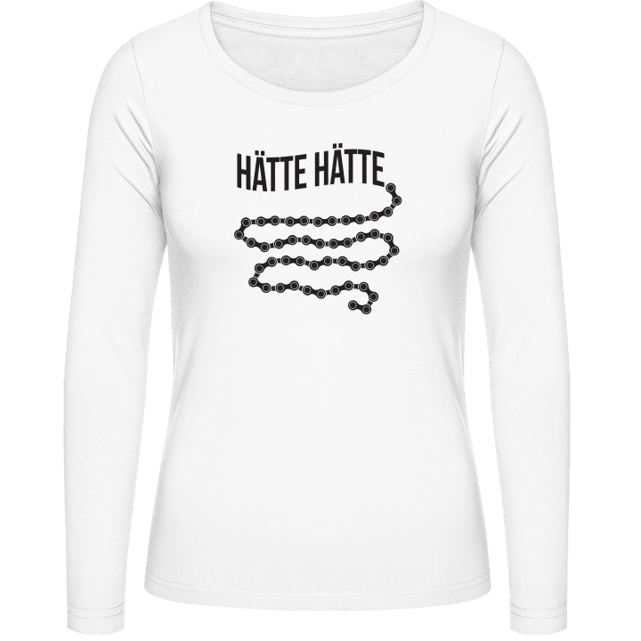 Hätte Hätte Fahrradkette T-shirt à manches longues pour femmes contain pic