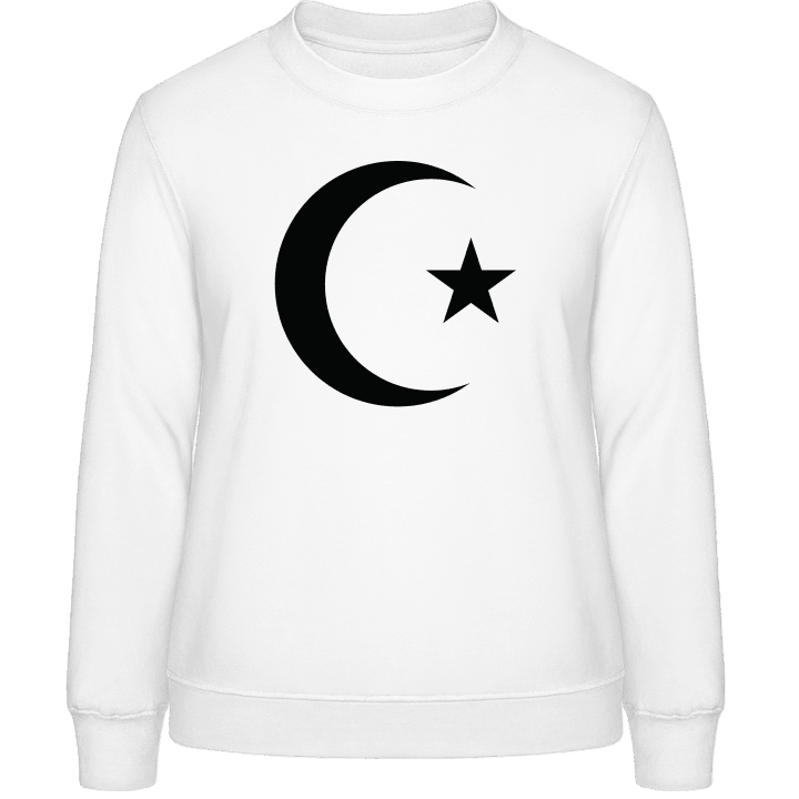Islam Hilal Crescent Sweatshirt för kvinnor contain pic
