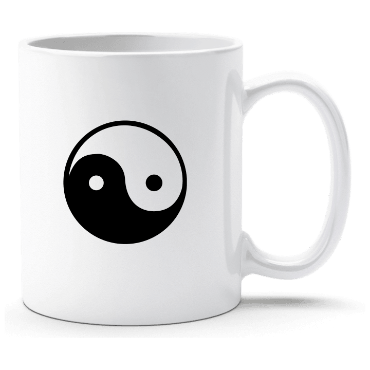 Yin and Yang Symbol Cup contain pic