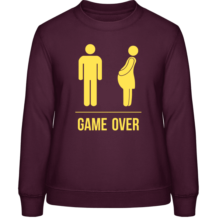 Pregnant Game Over Women Sweatshirt 0 image