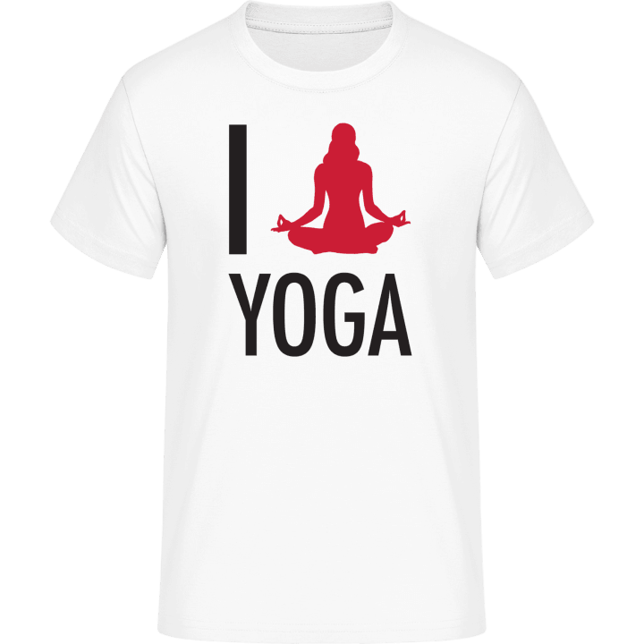 I Heart Yoga T-skjorte contain pic