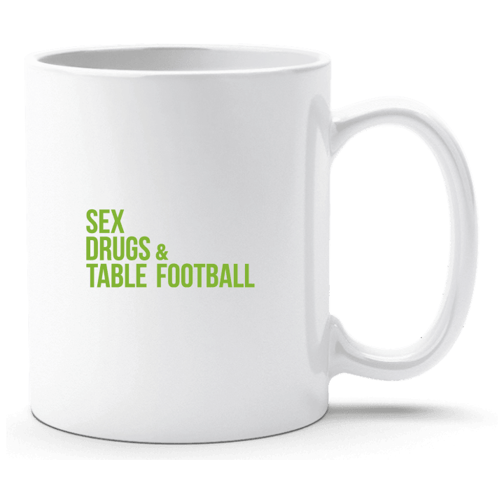 Sex Drugs and Table Football Taza contain pic