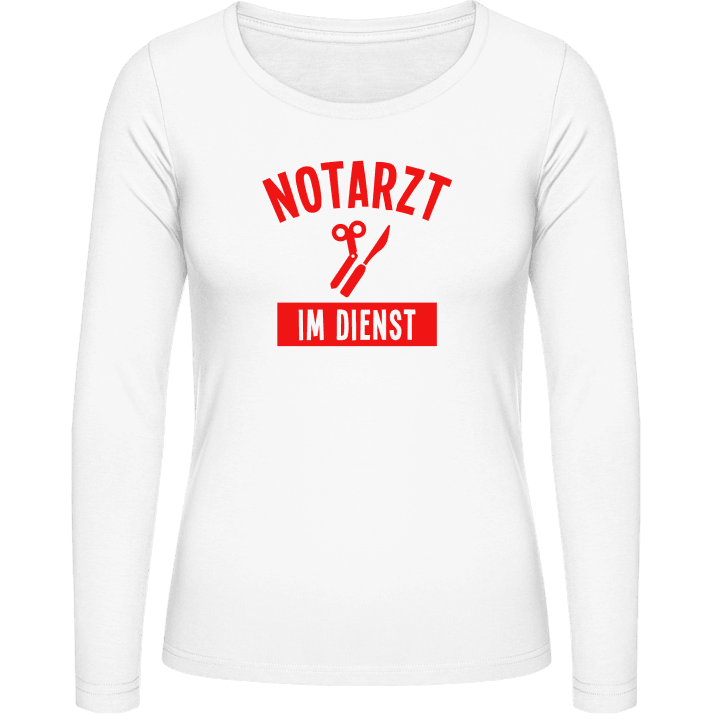 Notarzt im Dienst T-shirt à manches longues pour femmes contain pic