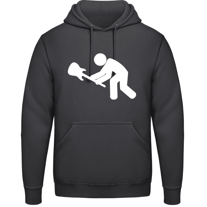 Slamming Guitar On The Ground Hoodie contain pic