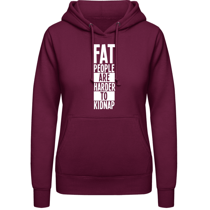 Fat People Vrouwen Hoodie contain pic