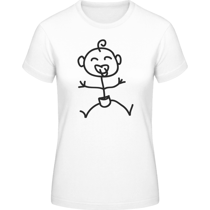 Funny Baby Comic Character Frauen T-Shirt 0 image