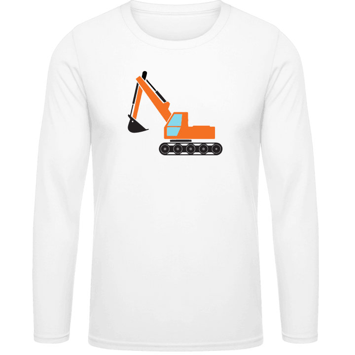 Excavator Construction T-shirt à manches longues contain pic