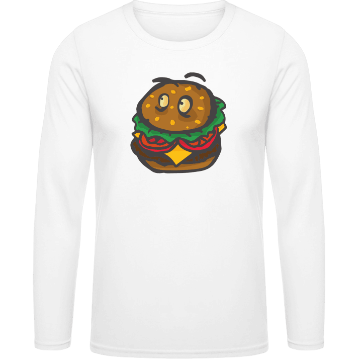 Hamburger With Eyes Långärmad skjorta contain pic