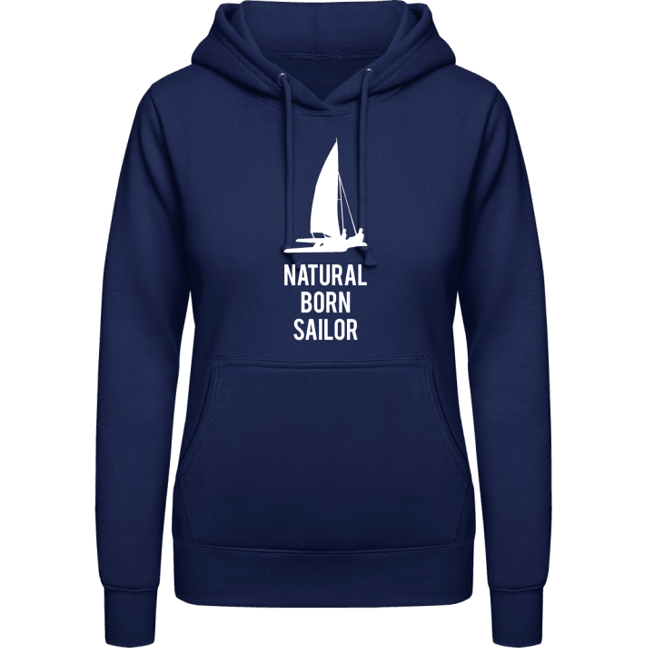 Natural Born Catamaran Sailor Hoodie för kvinnor contain pic