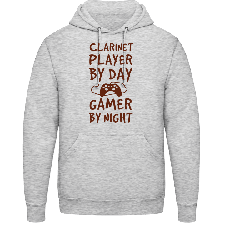 Clarinet Player By Day Gamer By Night Felpa con cappuccio contain pic