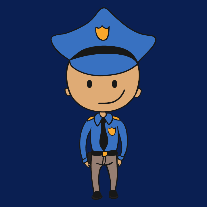 Police Comic Character Kids Hoodie 0 image