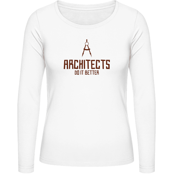 Architects Do It Better Langermet skjorte for kvinner contain pic