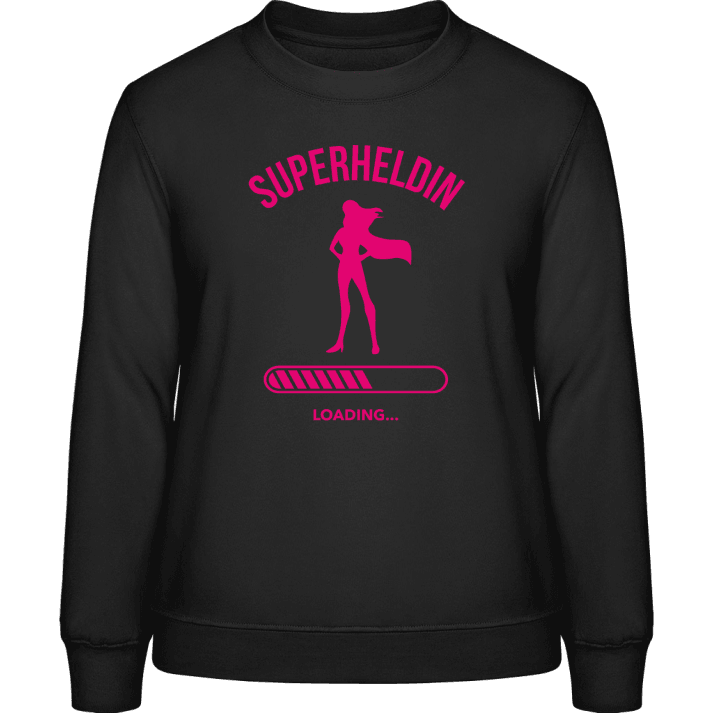 Superheldin Loading Silhouette Frauen Sweatshirt 0 image