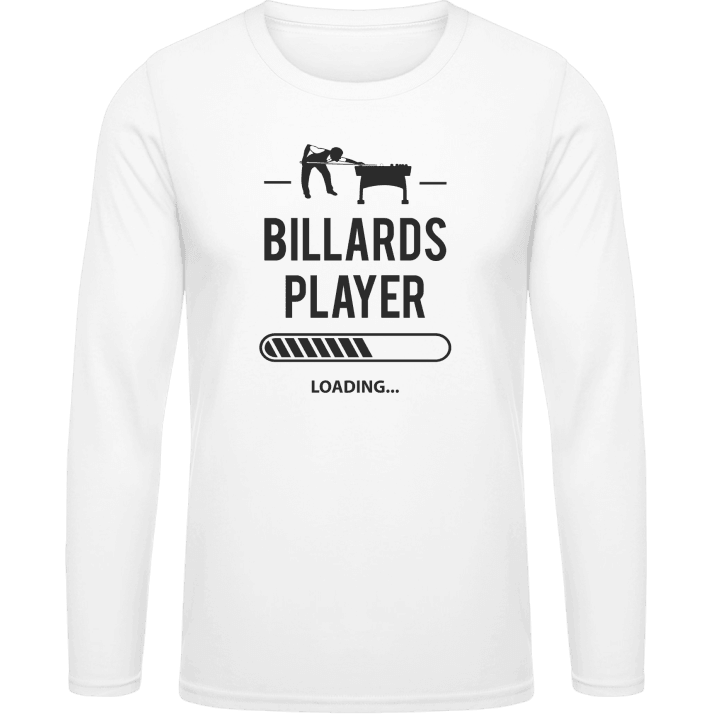 Billiards Player Loading T-shirt à manches longues contain pic