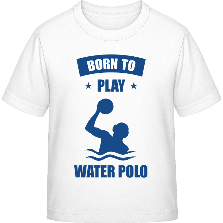 Born To Play Water Polo T-skjorte for barn contain pic