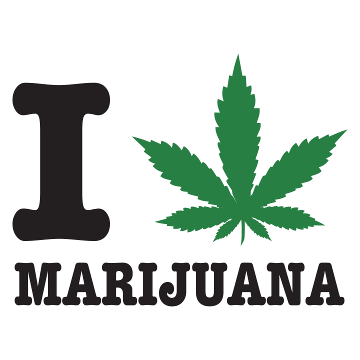 I Love Marijuana T-skjorte for kvinner 0 image