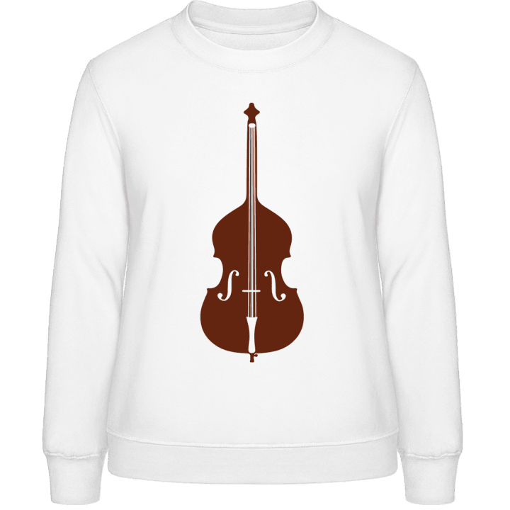 Contrabass Double Bass Sweatshirt för kvinnor contain pic
