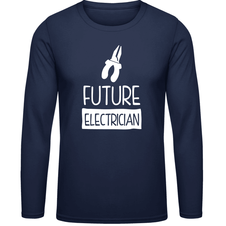 Future Electrician Design Langarmshirt contain pic