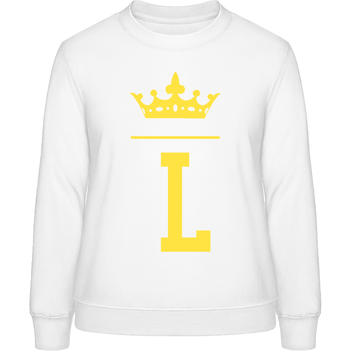 L Initial Sweatshirt til kvinder 0 image